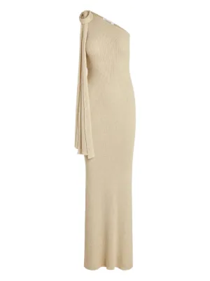 slim fit dress slacks AURELIA DRESS IN GOLD | CULT MIA