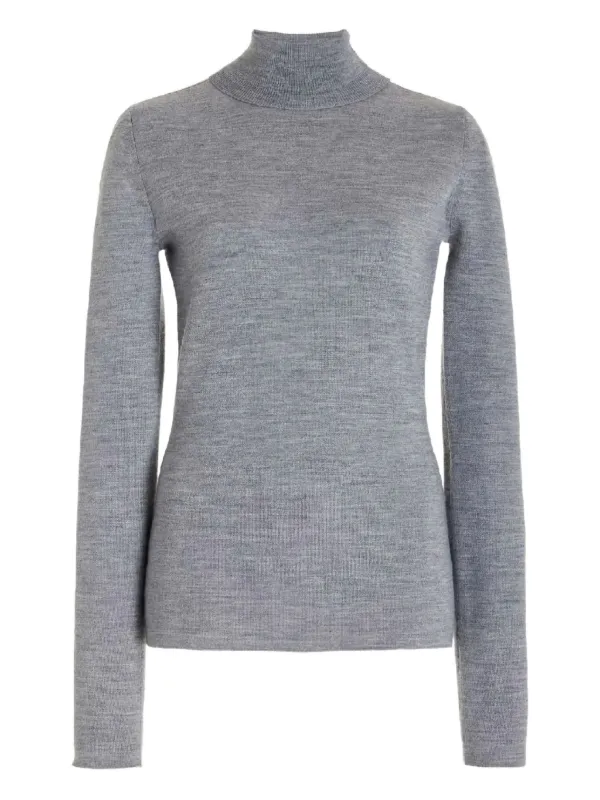 Gabriela Hearst May Roll-neck Long-sleeved Jumper in Grey
