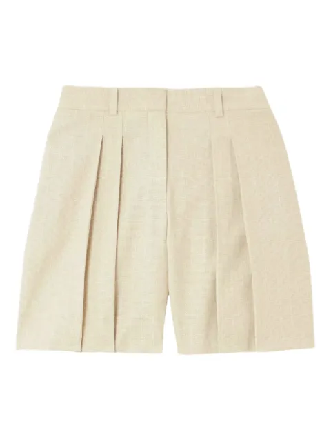 Theory pleated tailored shorts