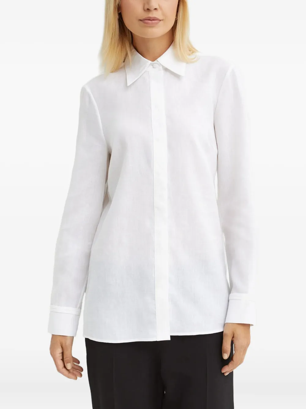 Gabriela Hearst Cruz Buttoned Shirt In White