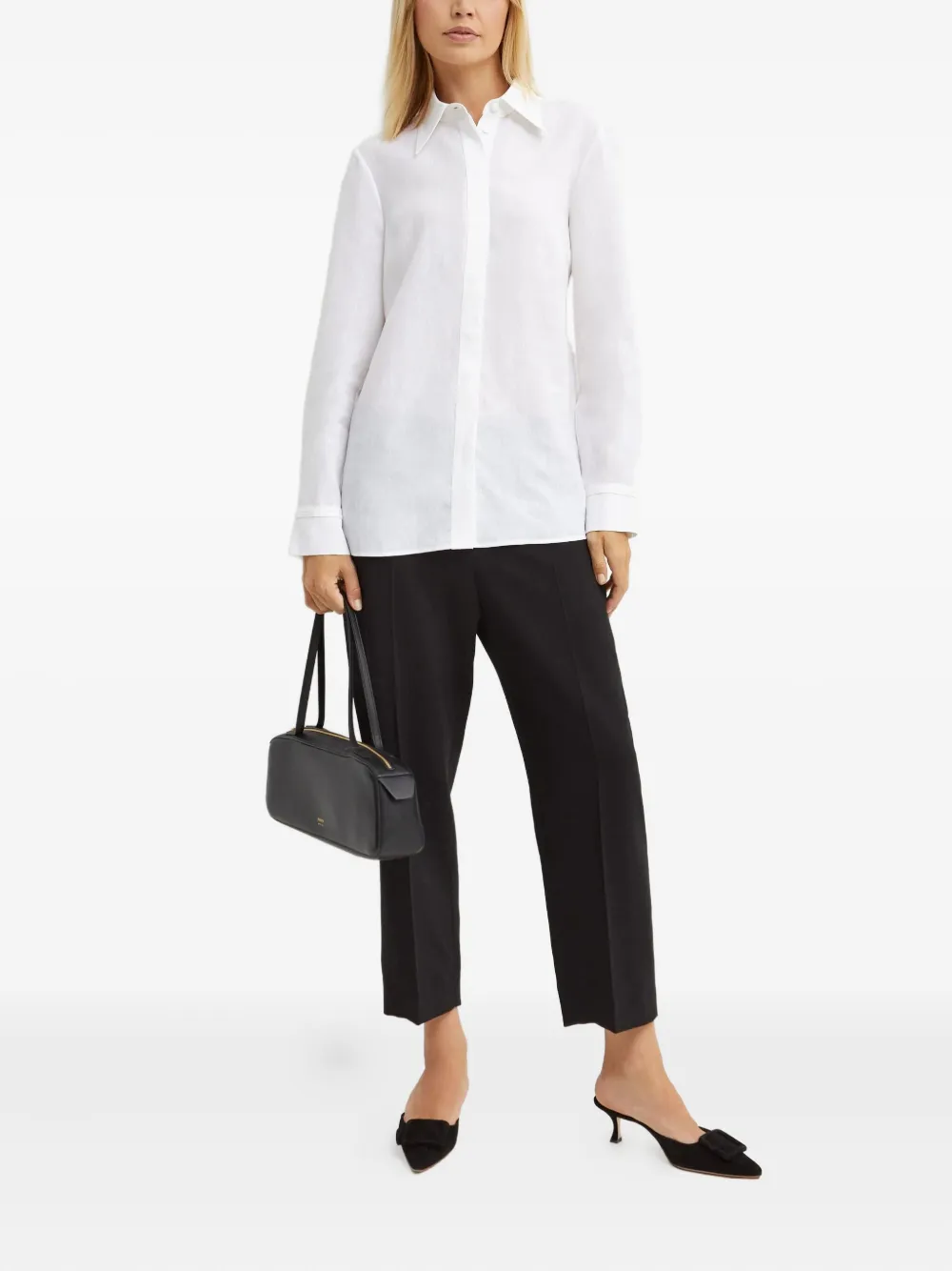 Gabriela Hearst Cruz Buttoned Shirt In White
