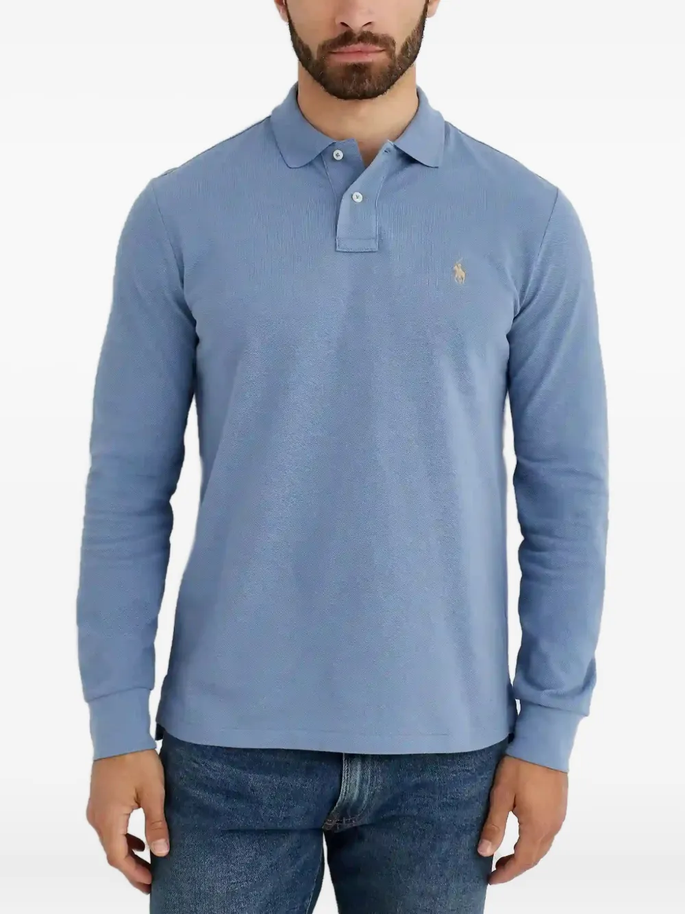 Polo Ralph Lauren Poloshirt met borduurwerk Blauw