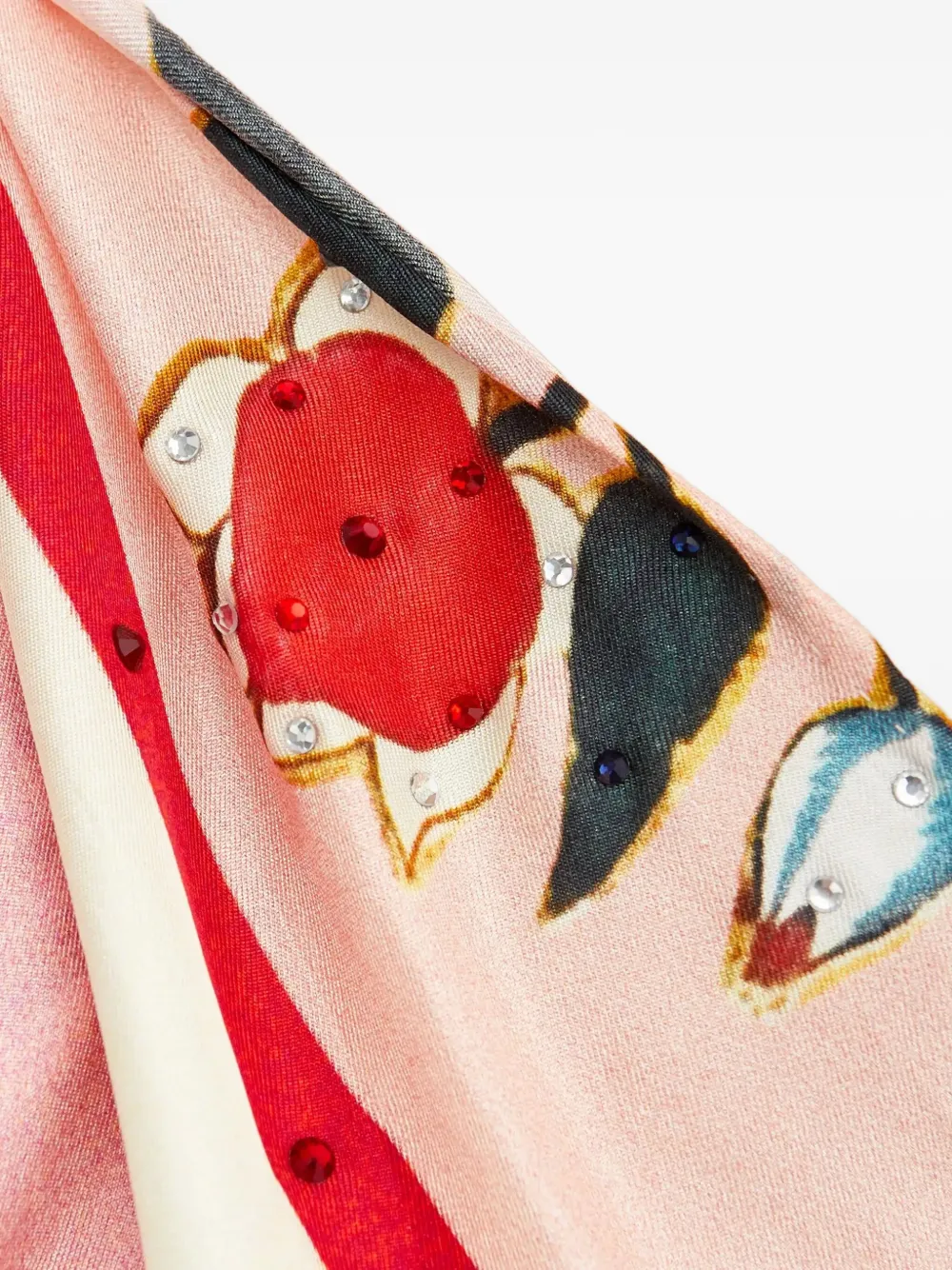 Camilla patterned square silk scarf | Image 2