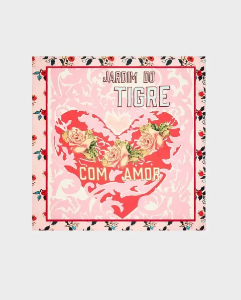 Camilla patterned square silk scarf
