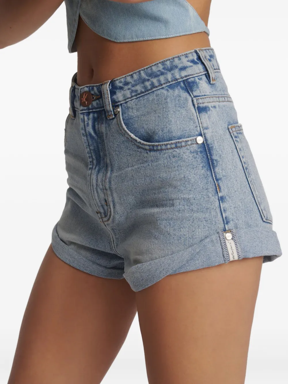 One Teaspoon Bandit shorts Blauw