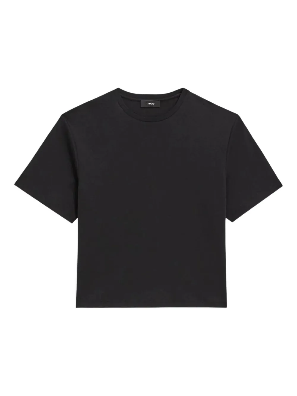 Theory Camiseta gola redonda com mangas curtas | Preto | Image 1