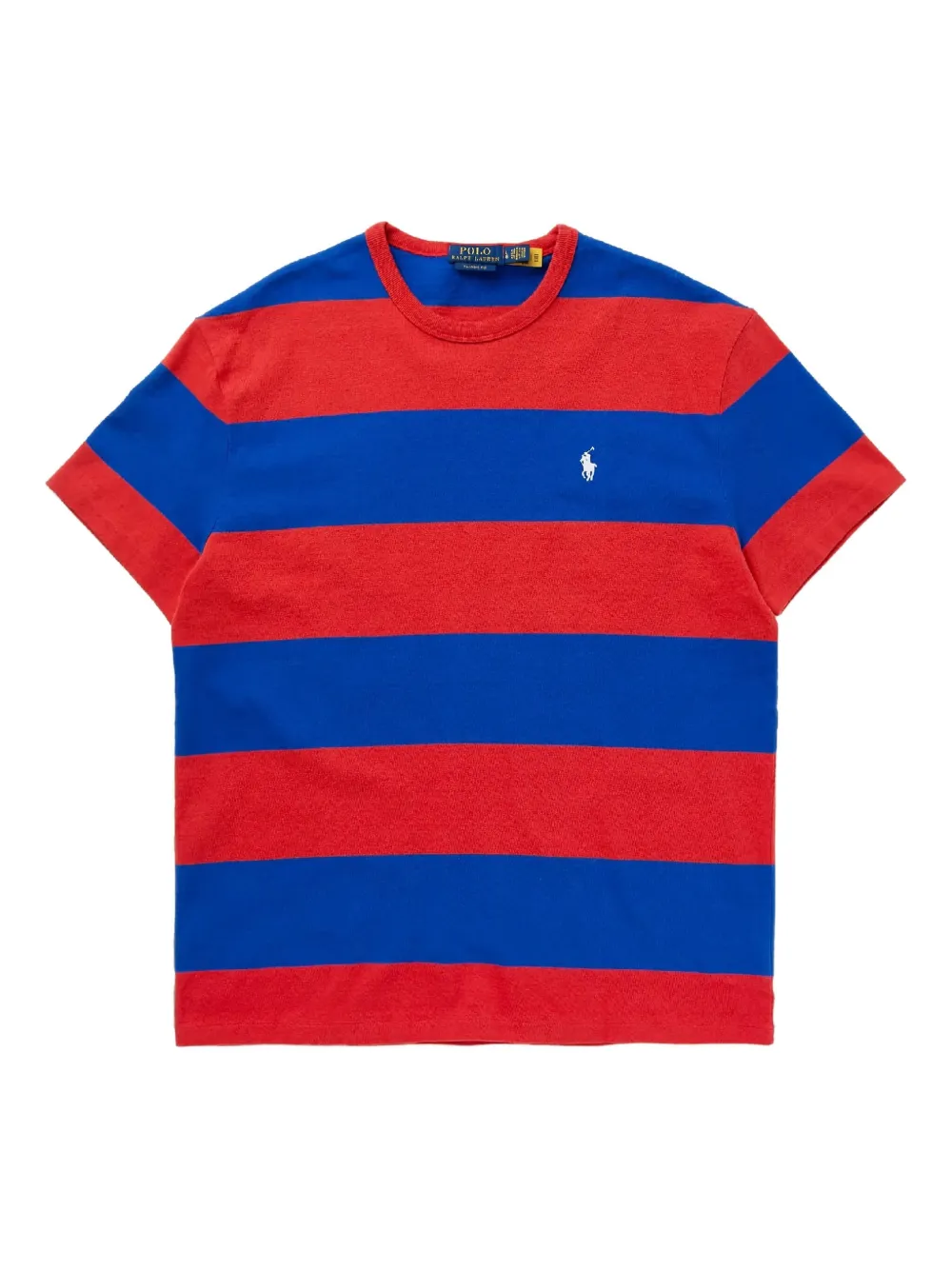 Polo Ralph Lauren ストライプ ロゴ Tシャツ - レッド Polo Ralph Lauren ストライプ ロゴ Tシャツ - レッド
