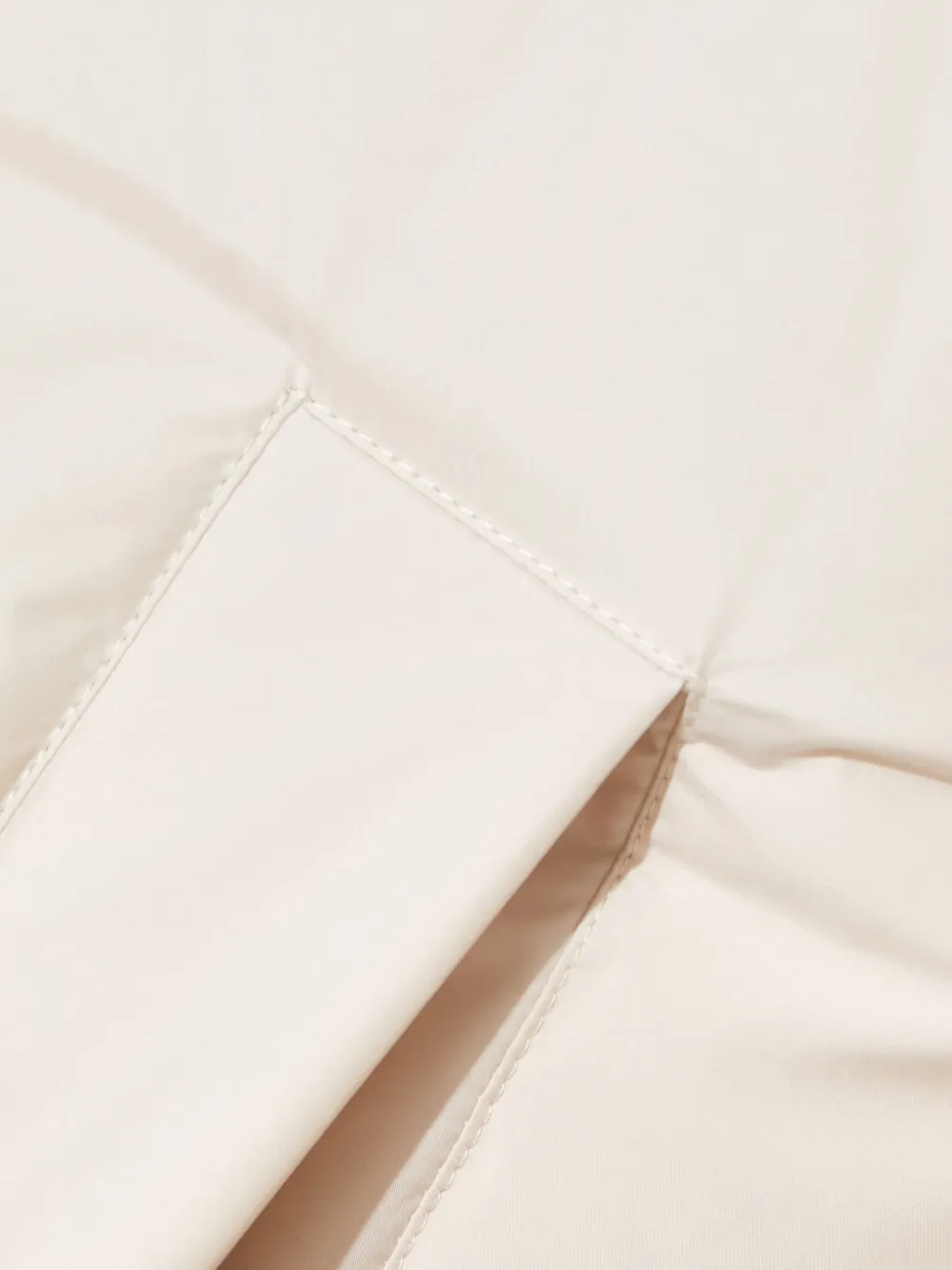 Yves Salomon Hooded Padded Coat In Neutral