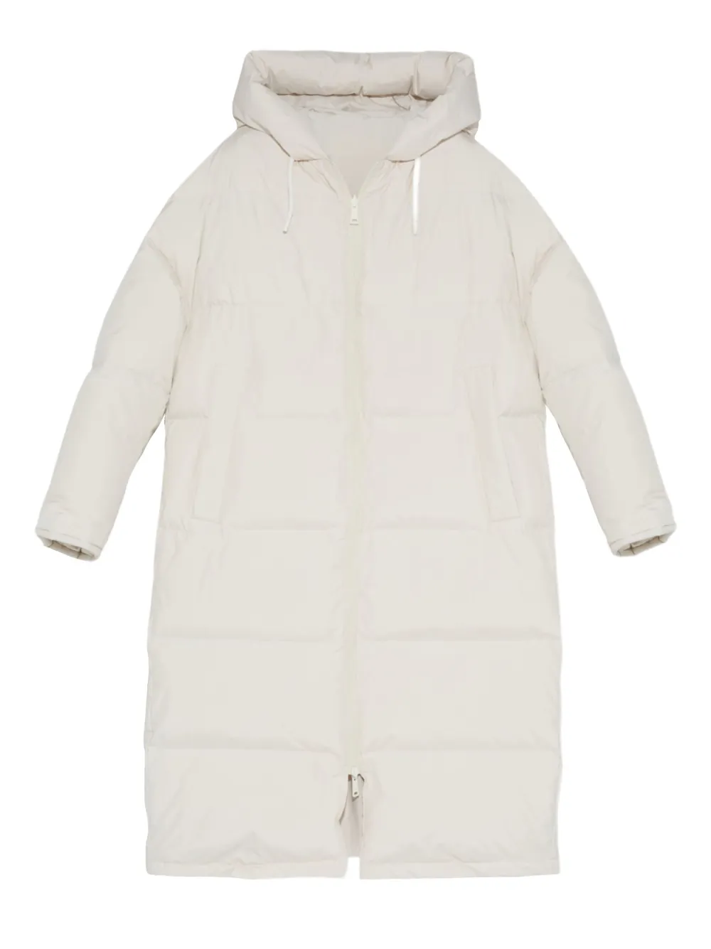 Yves Salomon abrigo capitonado con capucha | neutro | Image 1