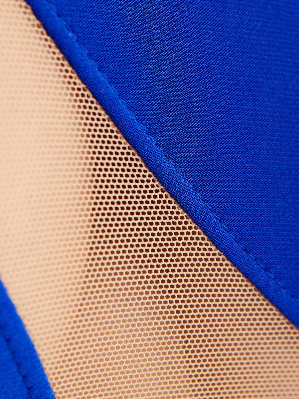 Norma Kamali Snake Mesh Mio One-shoulder Swimsuit In Blue