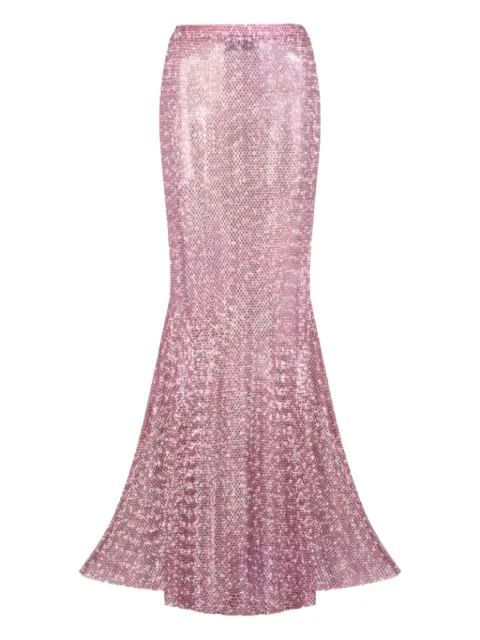 Santa Brands rhinestone-embellishment maxi skirt