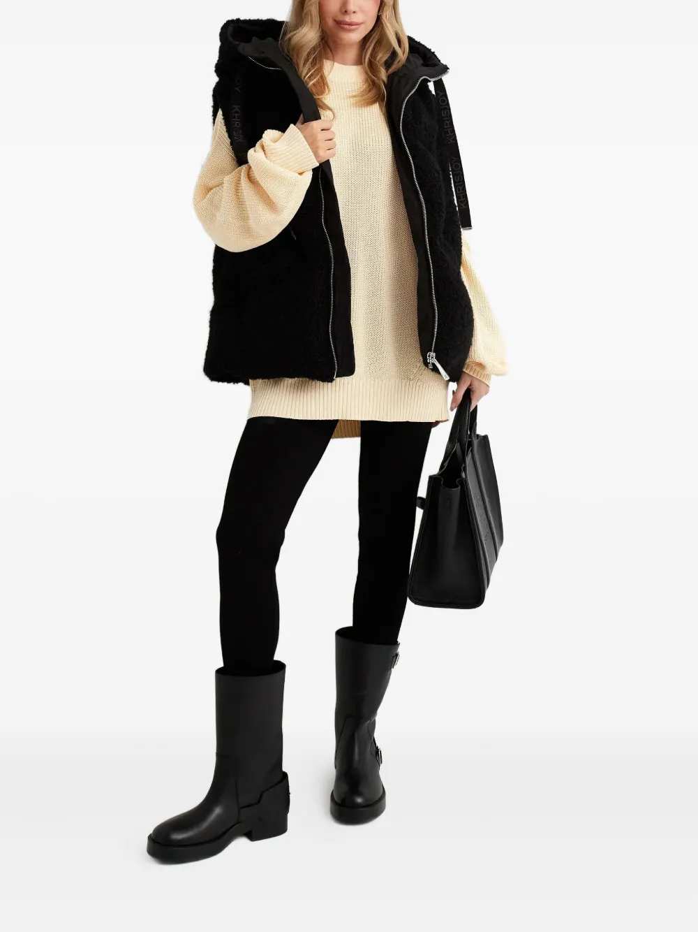Aya Muse Sweater met ronde hals Beige