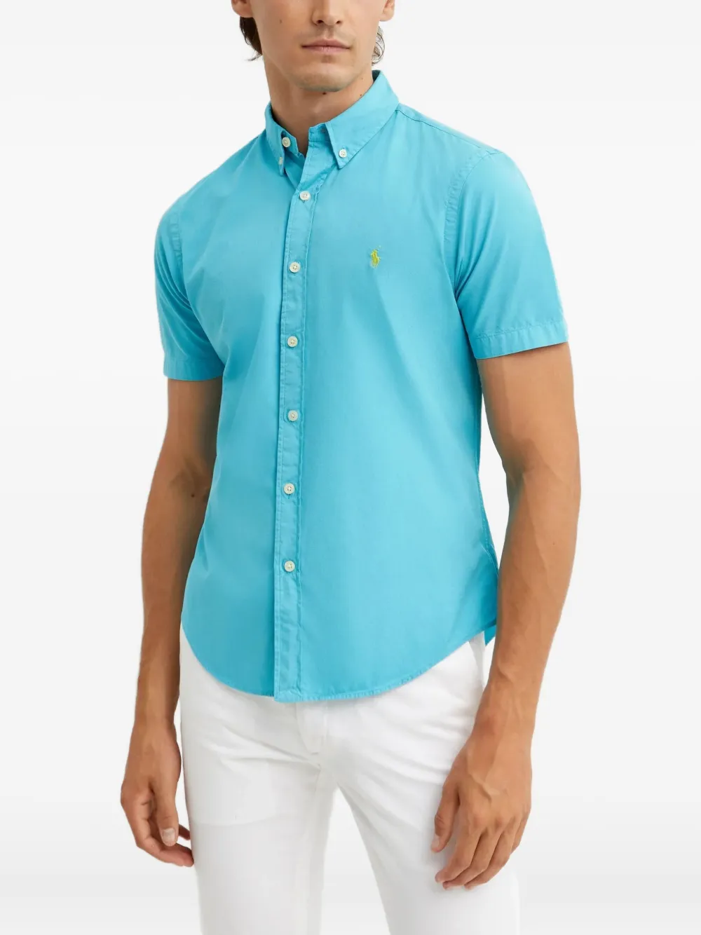 Polo Ralph Lauren Overhemd met korte mouwen Blauw