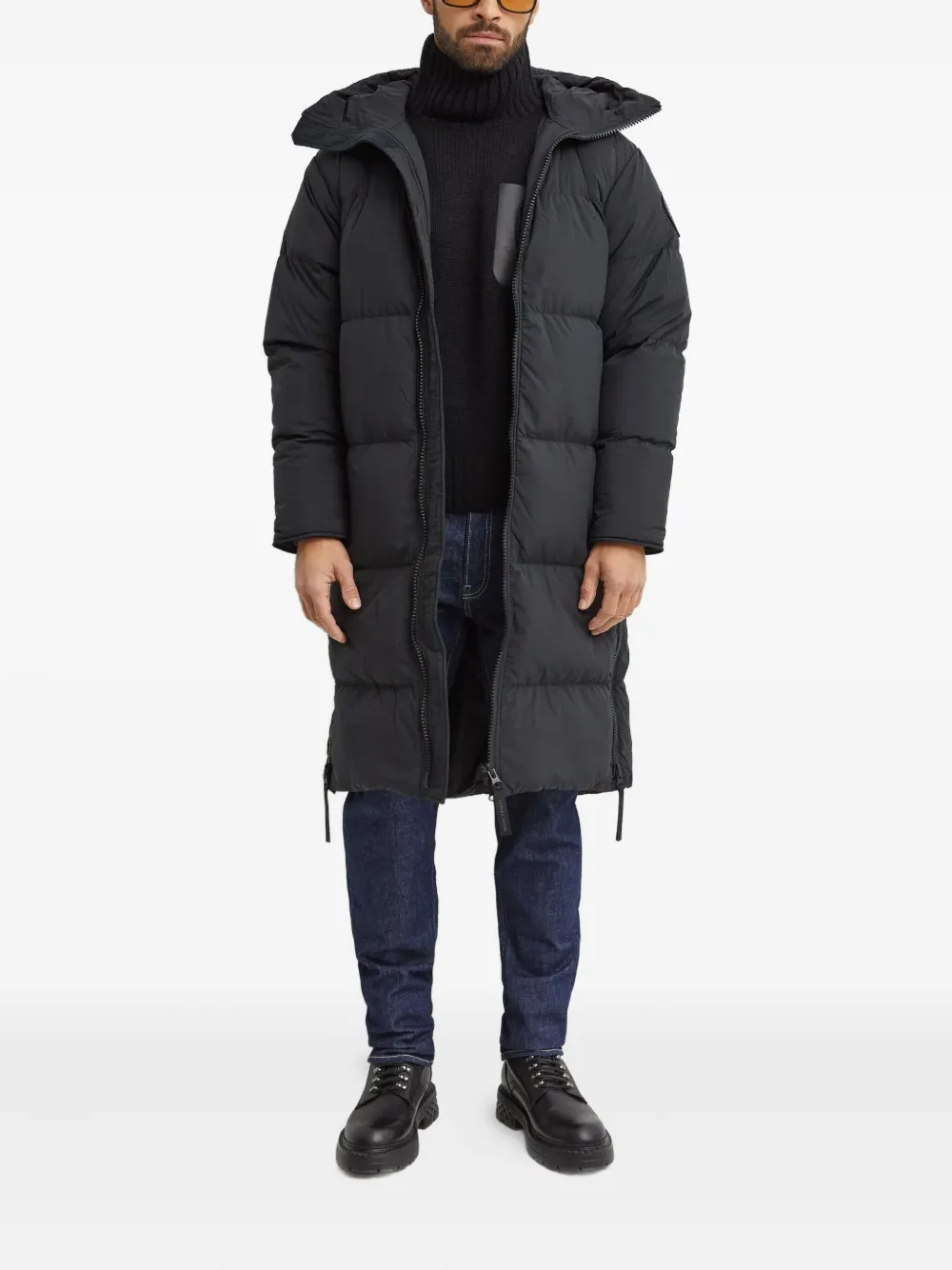 Canada Goose Lawrence donsjas met capuchon - Zwart