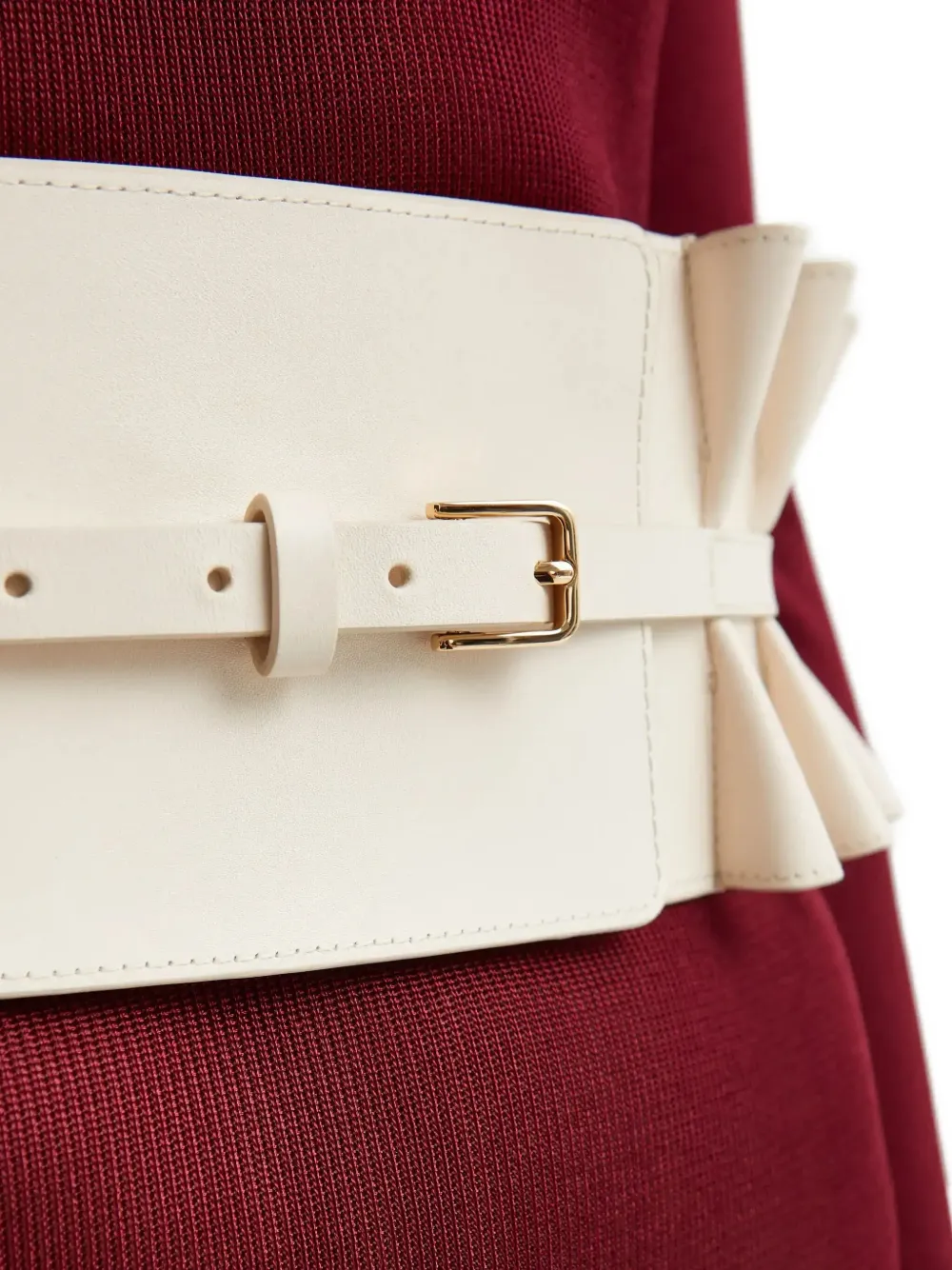 ZIMMERMANN Leren riem - Beige