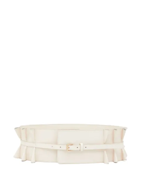 ZIMMERMANN ruffled leather belt