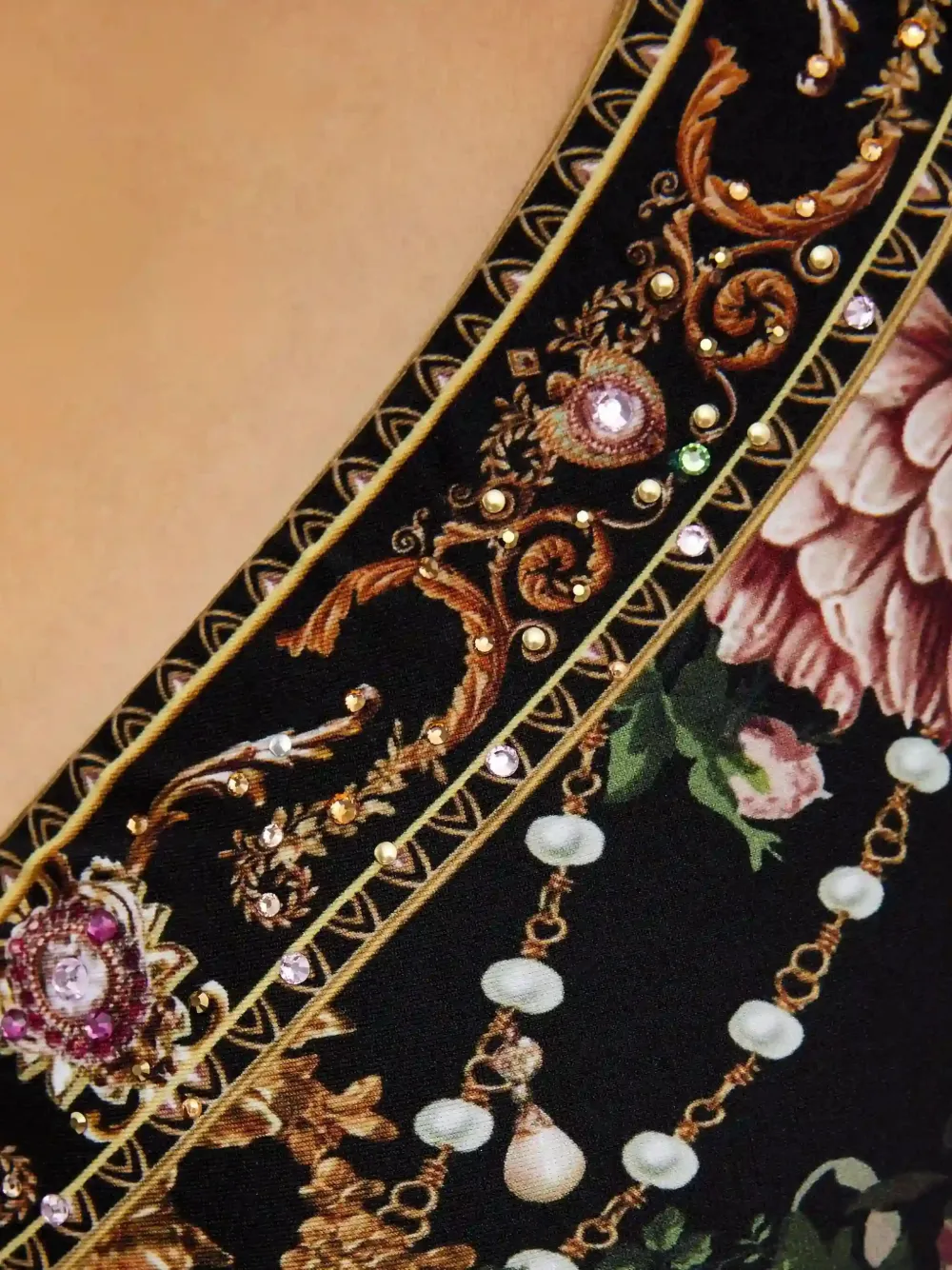 Camilla Dynasty Daze bikinitop Zwart