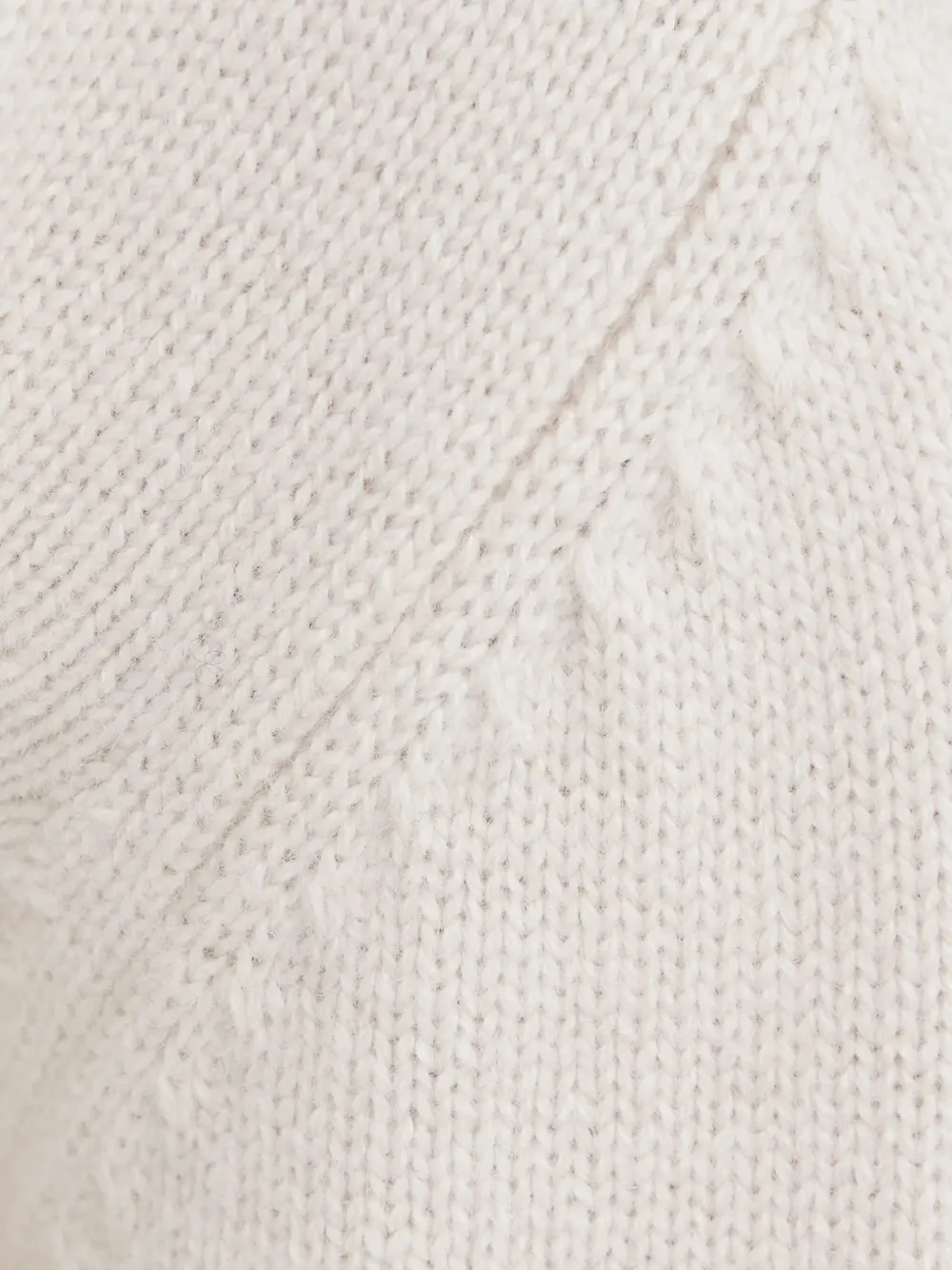 Yves Salomon Trui met V-hals Beige