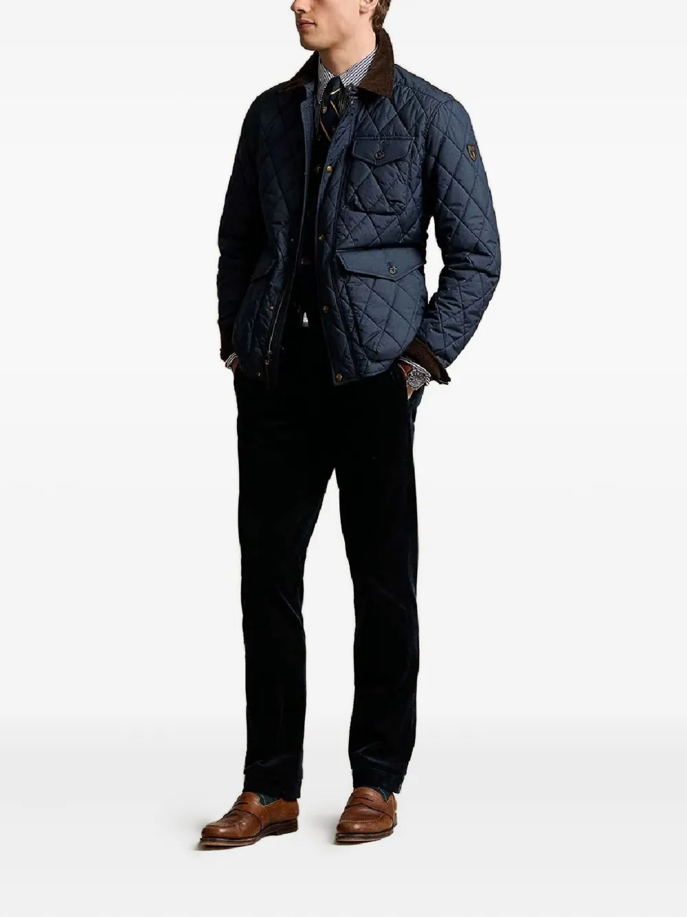 Polo Ralph Lauren Ribfluwelen broek - Blauw