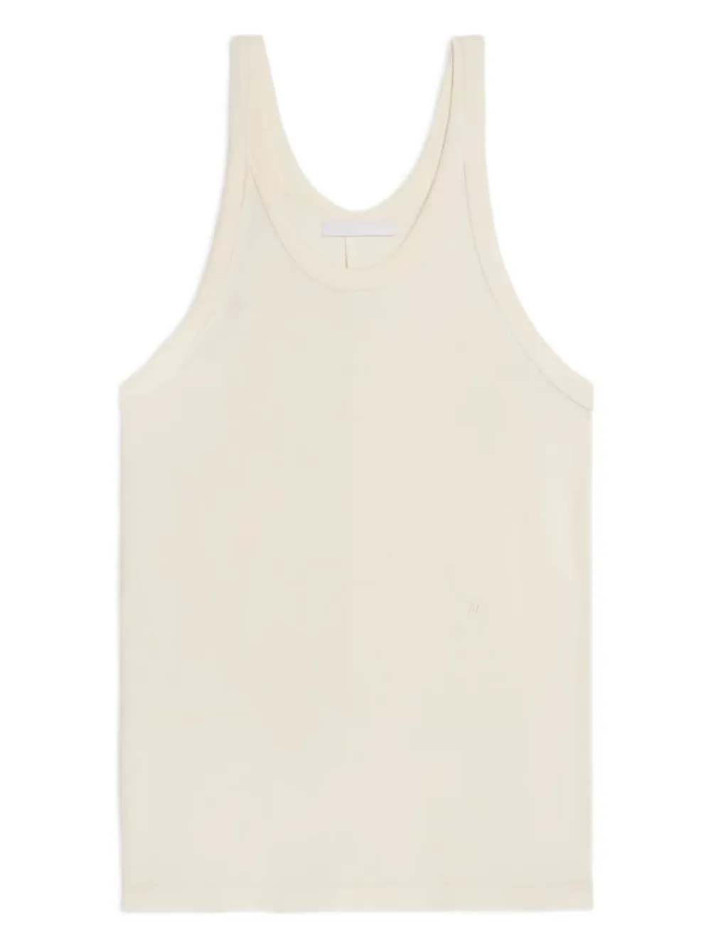 Helmut Lang logo embroidered top | Neutrals | Image 1