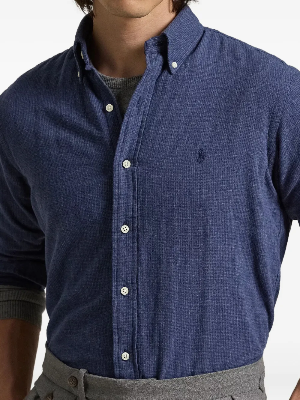 Polo Ralph Lauren Polo Pony overhemd met knopen Blauw