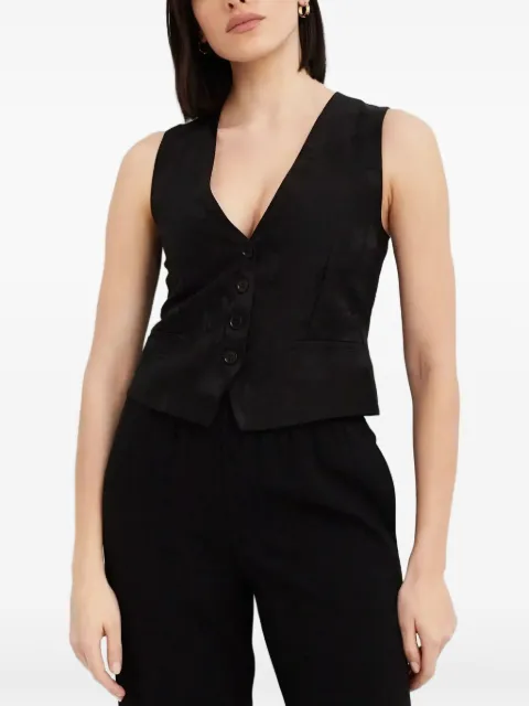 P.A.R.O.S.H. button V-neck waistcoat