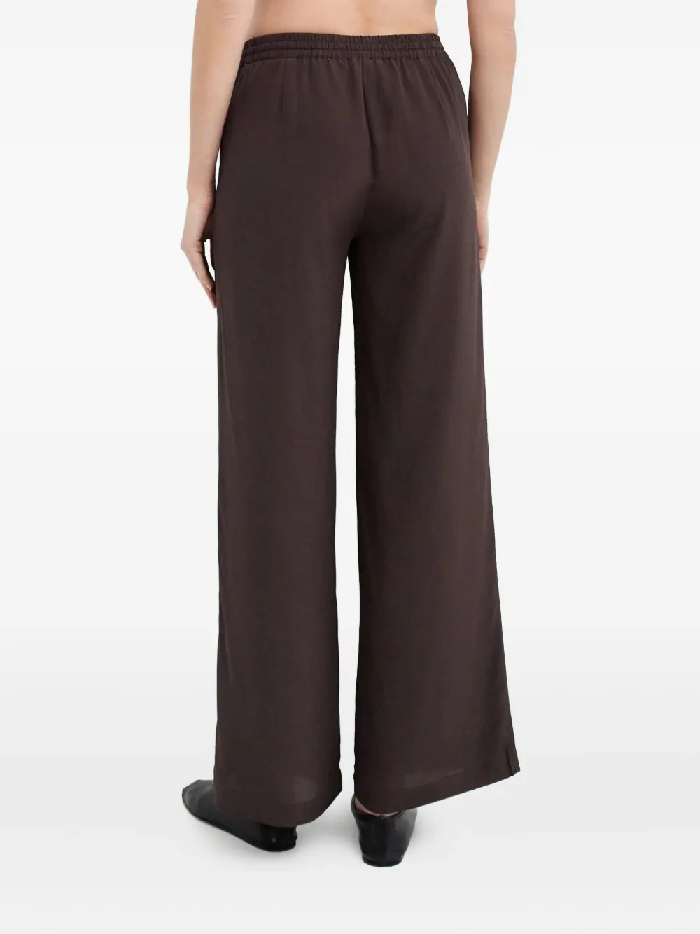 P.a.r.o.s.h Elasticated Trousers In Brown