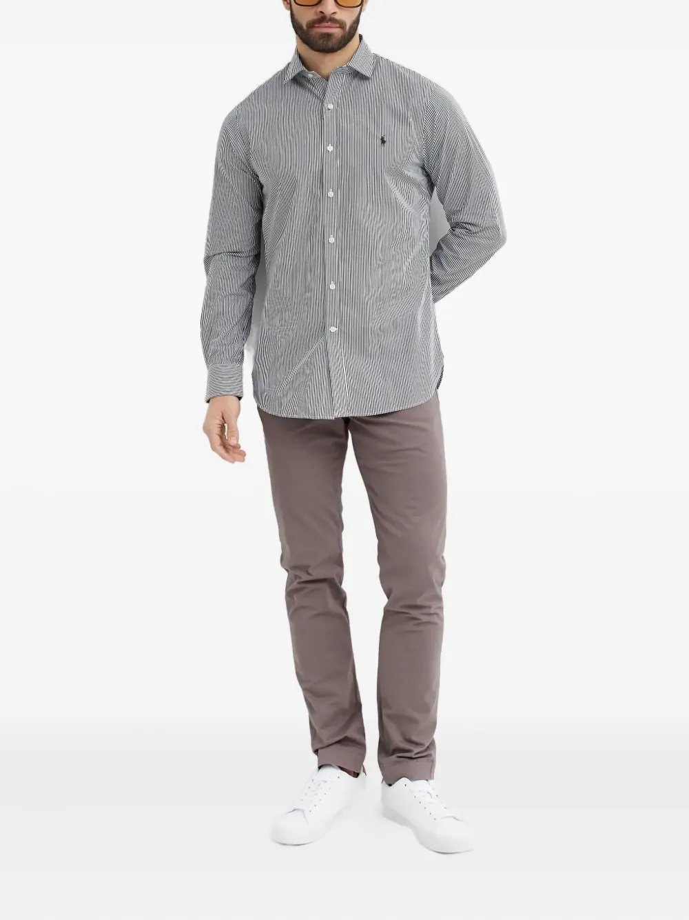 Polo Ralph Lauren Overhemd met logo - Wit