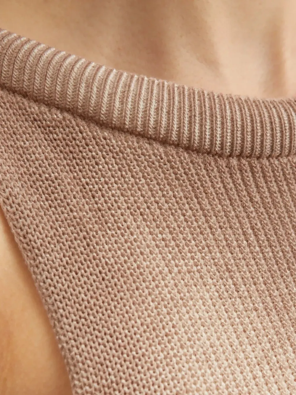 Aya Muse Celes maxi-jurk met ombré-effect Beige