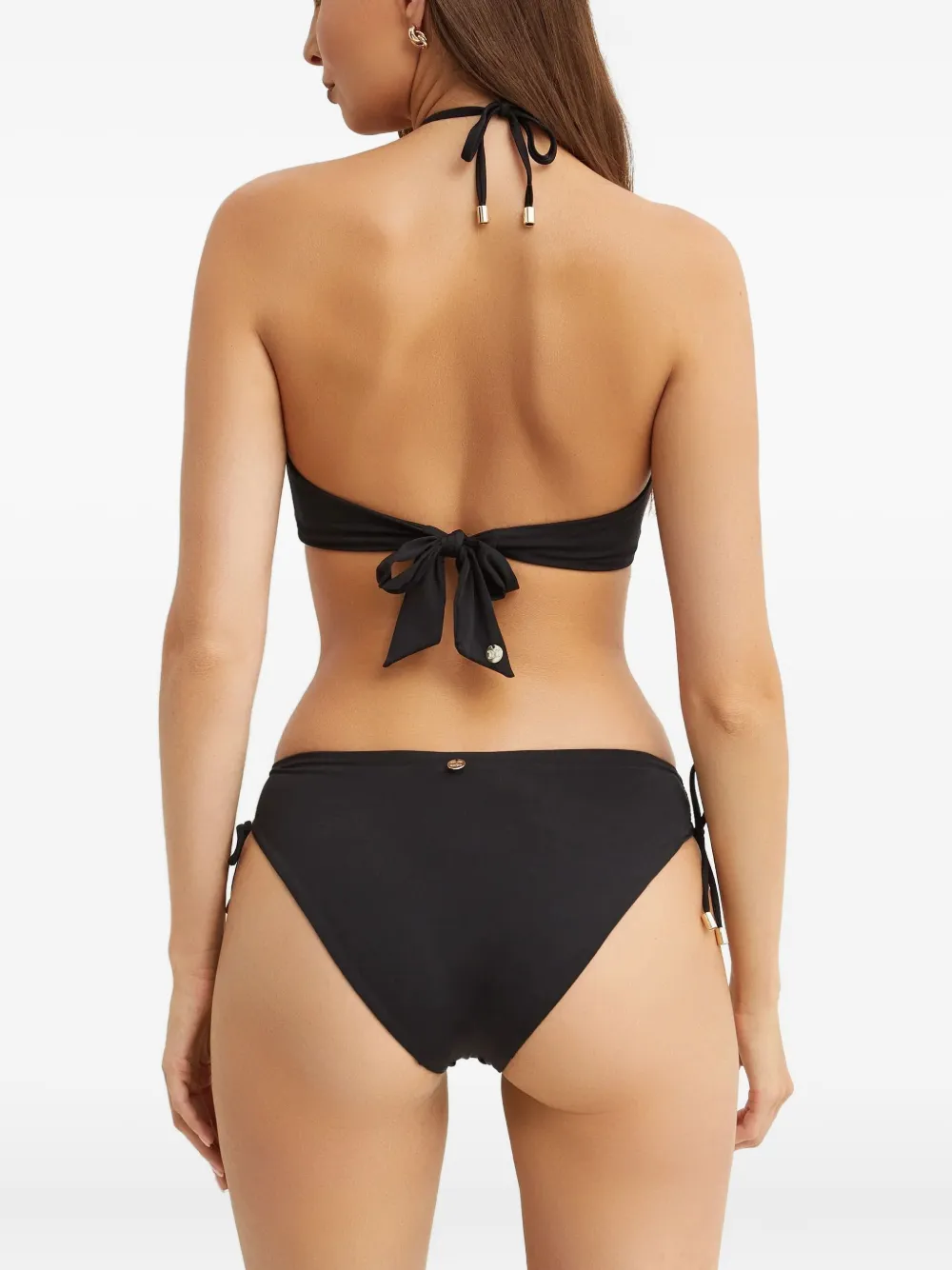 Max Mara Adriene Bikini Top In Black