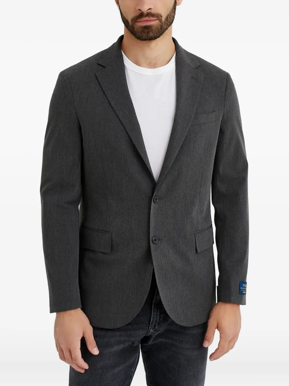 Polo Ralph Lauren Blazer met enkele rij knopen Grijs