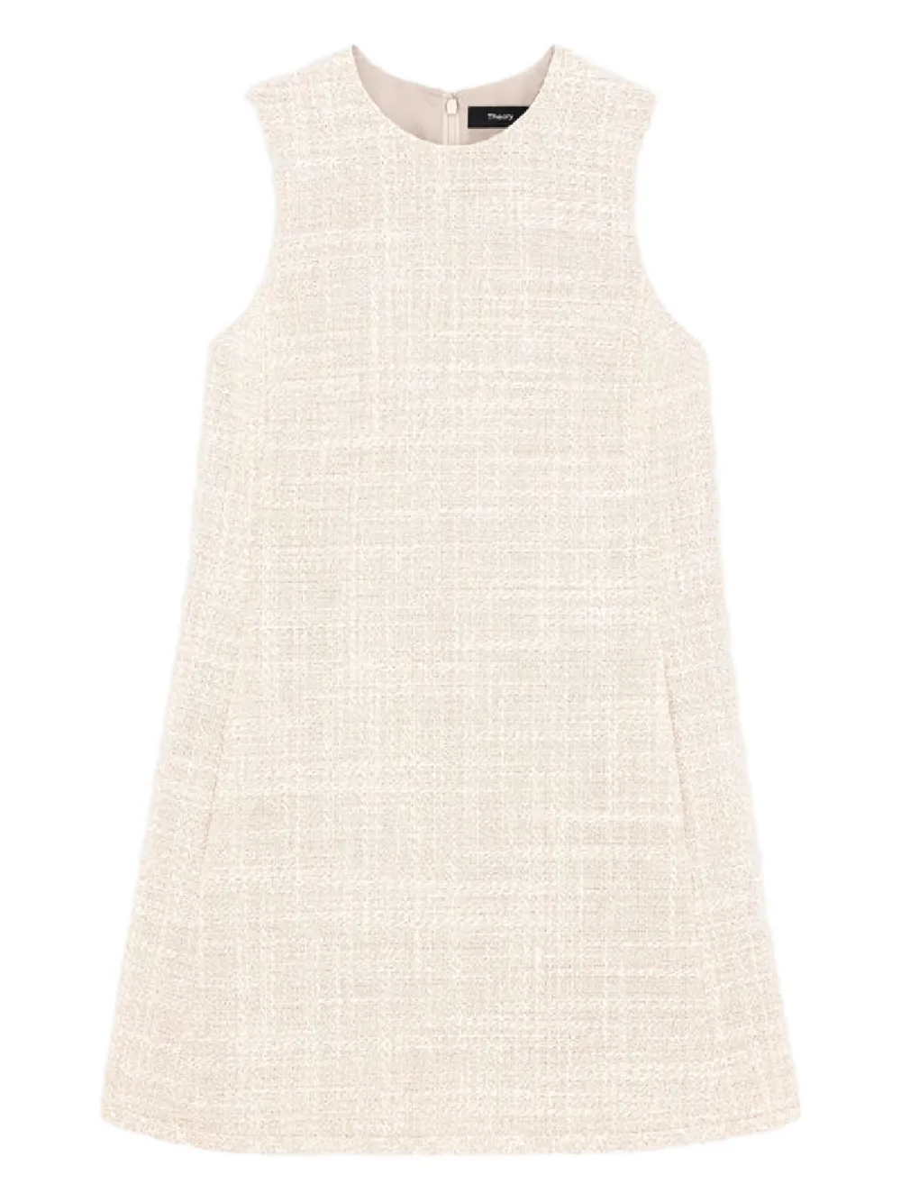 Theory sleeveless tweed mini dress - Toni neutri
