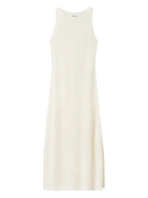 Soft Goat round-neck maxi dress