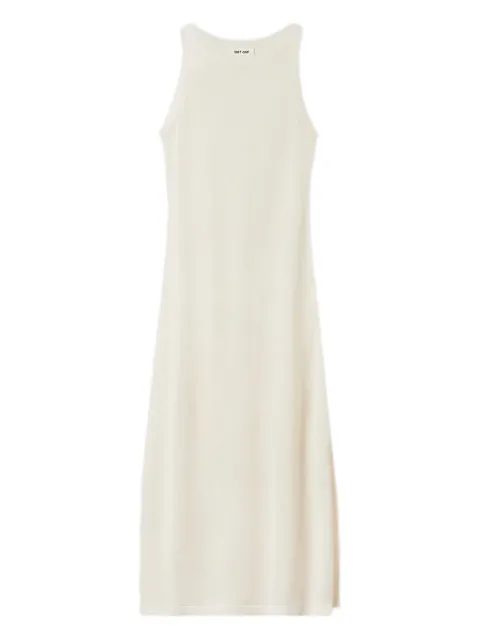 Soft Goat round-neck maxi dress