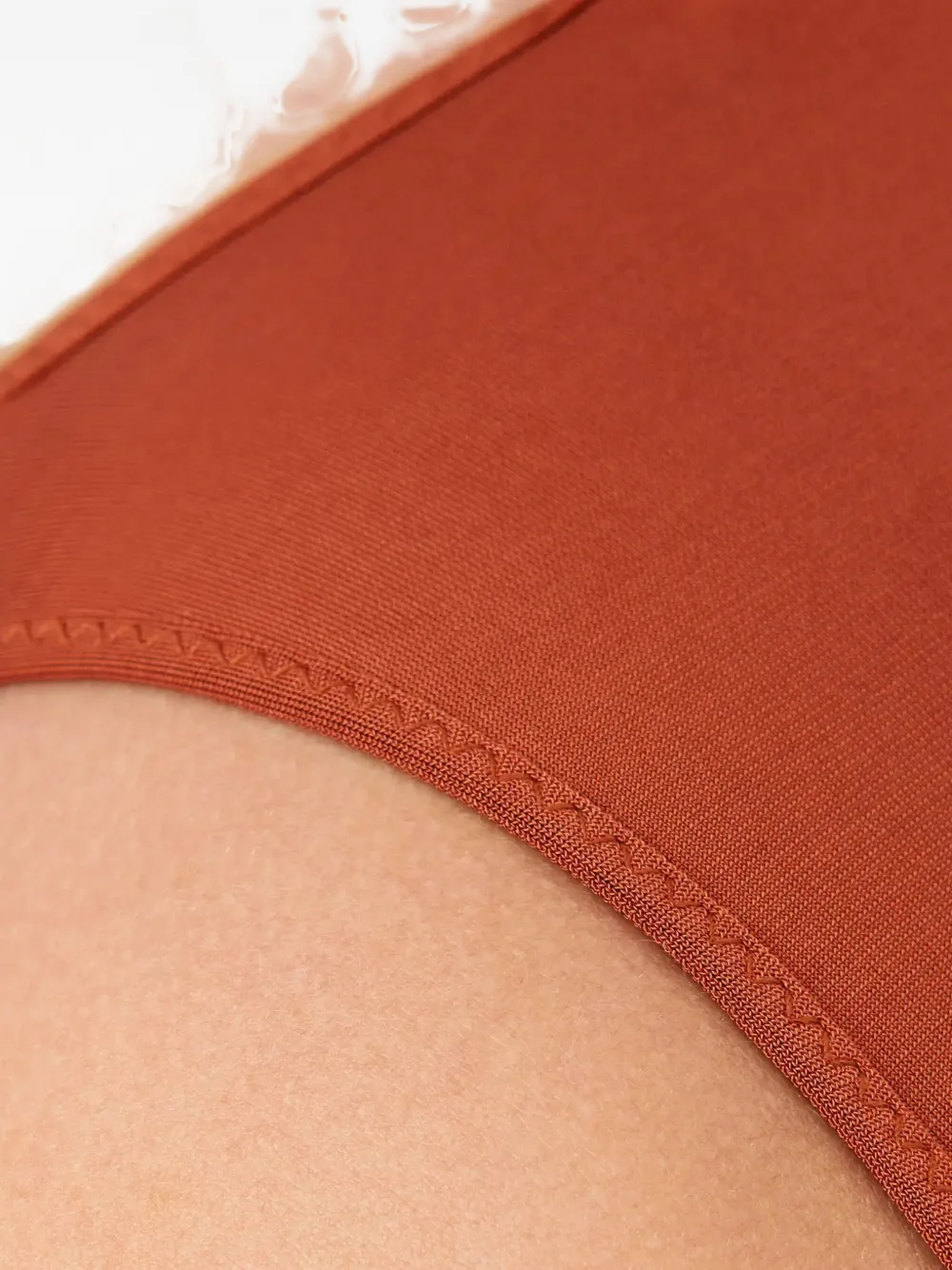 Zimmermann Deep-neck Top In Orange