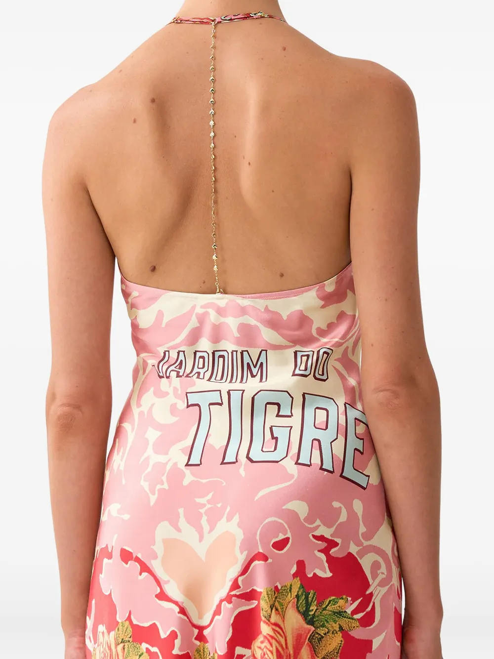 Camilla Midi-jurk met bloemenprint Roze