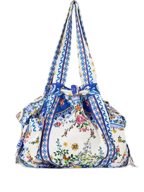 Camilla Tiles Darls drawstring beach bag