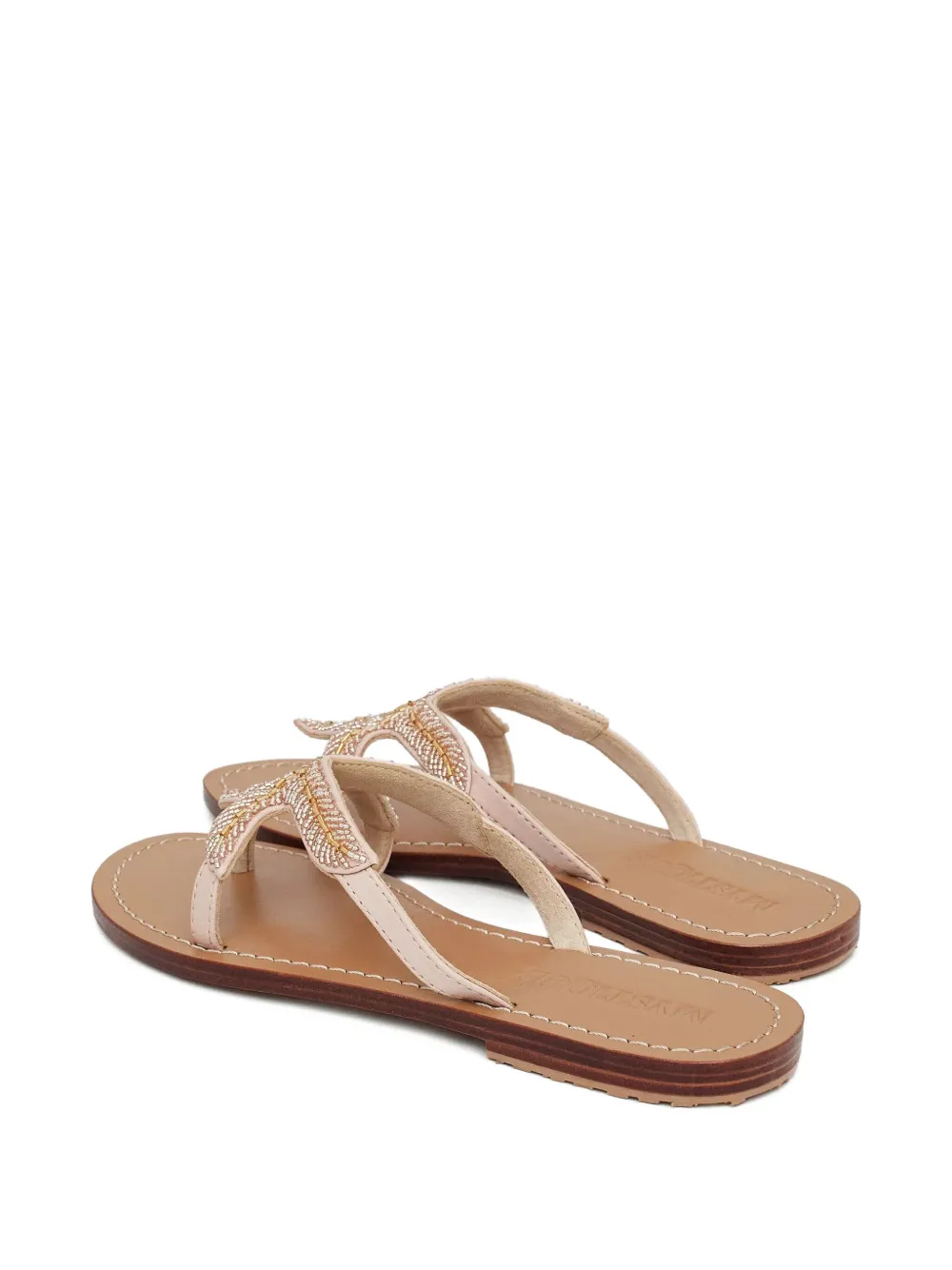  Mystique Beaded-detail Starfish-design Sandals - Neutrals 