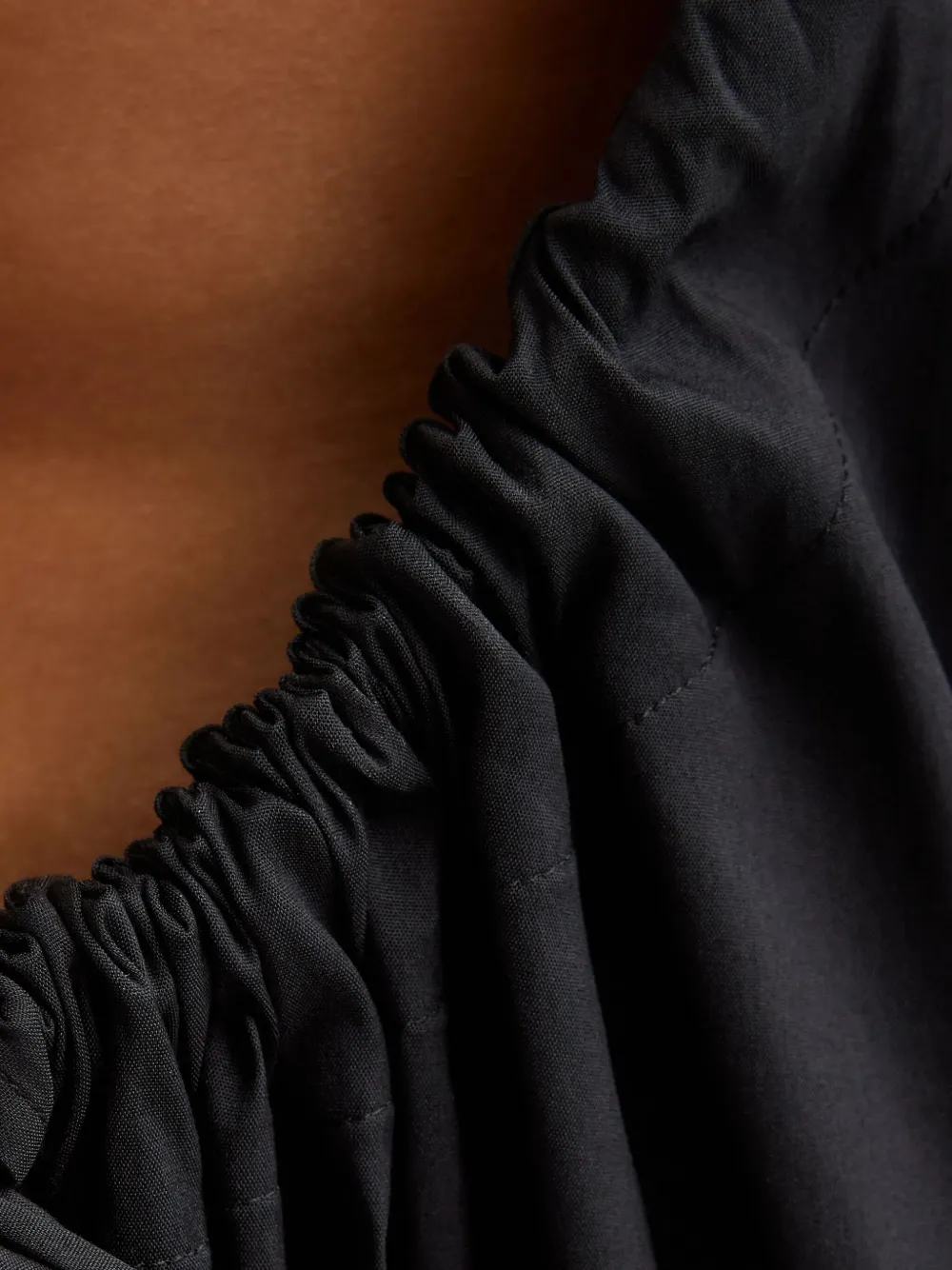 Max Mara Romea mouwloze midi-jurk met gestrikt bandje Zwart