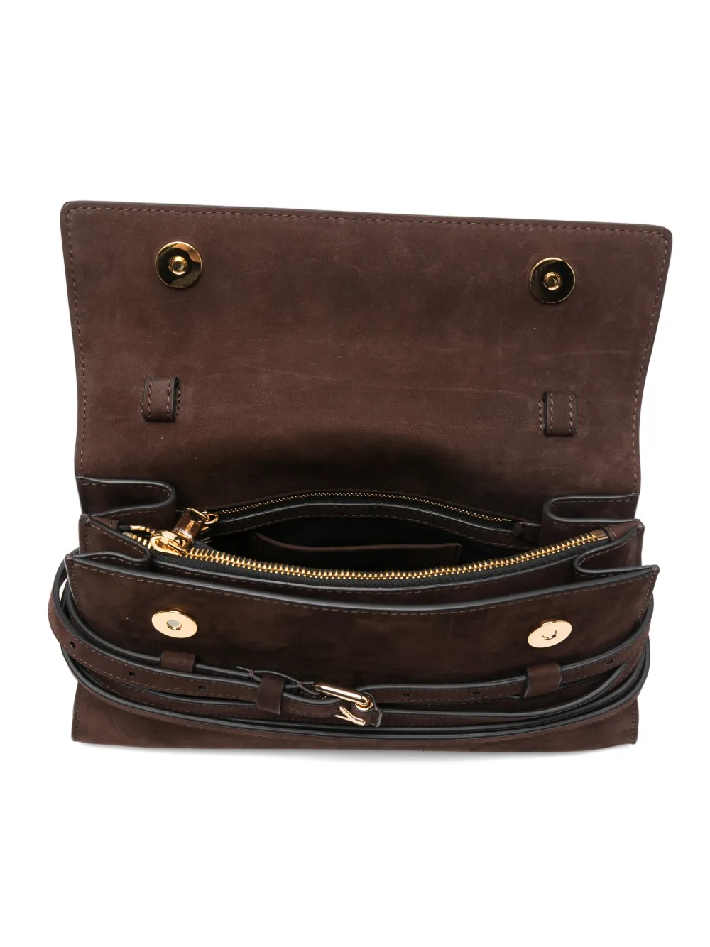 Moschino Crossbodytas met gesp Bruin