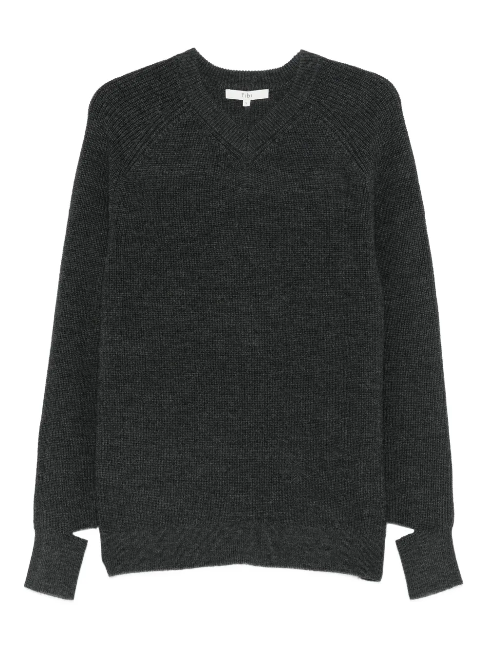 Tibi V-neck sweater | gris | Image 1