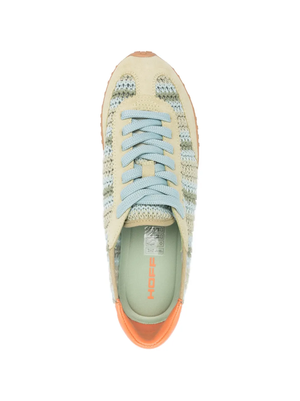 Hoff Geweven sneakers Beige