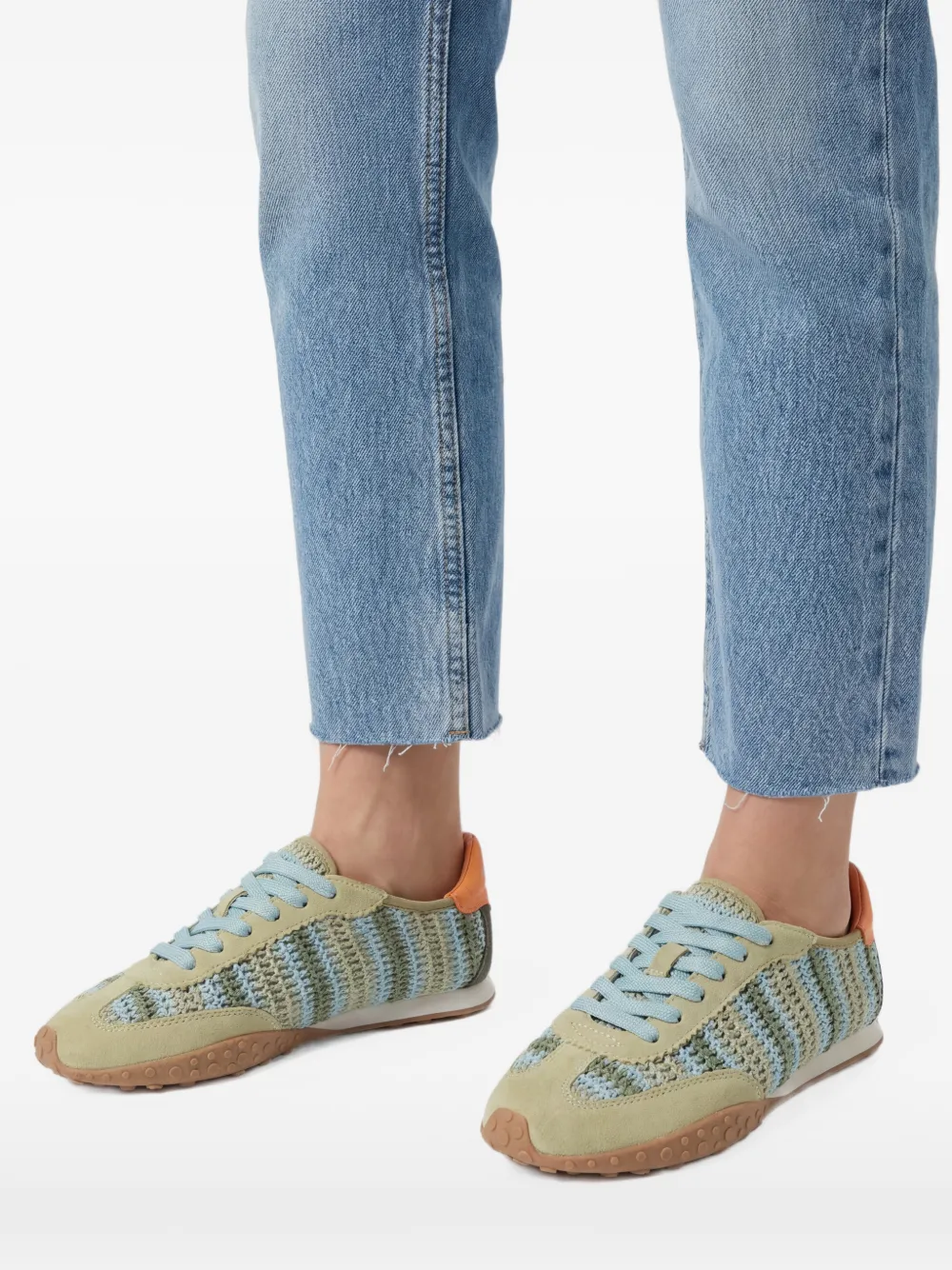 Hoff Geweven sneakers Beige