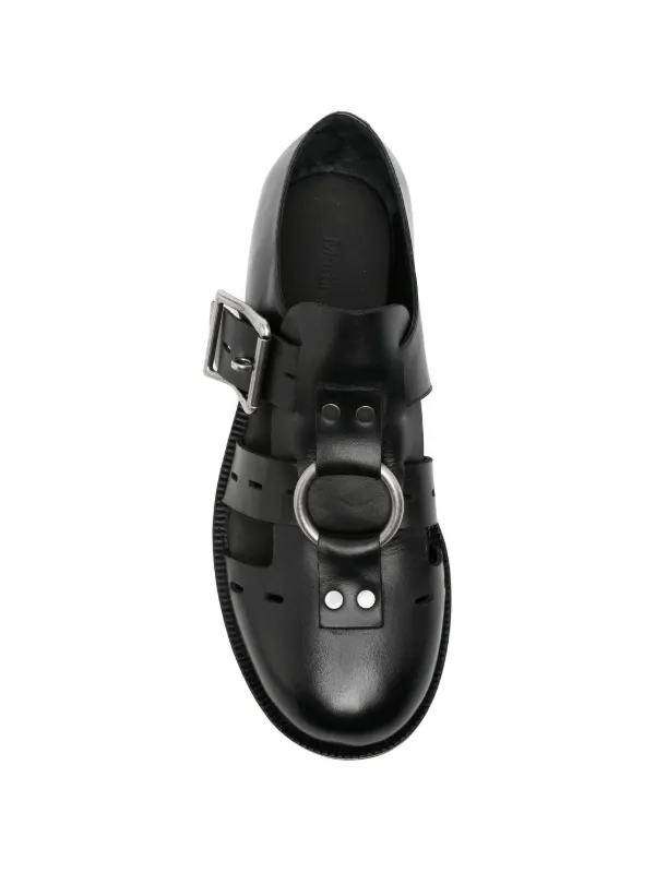 Martine Rose Bondage Belt Sandals | Black | FARFETCH