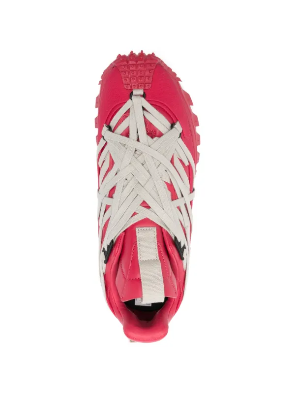 Moncler Trailgrip Megalace® lace-up Sneakers | Pink | FARFETCH