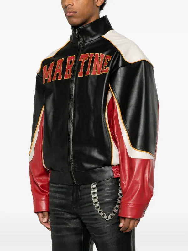 Martine Rose Superbowl レザージャケット | ブラック | FARFETCH JP