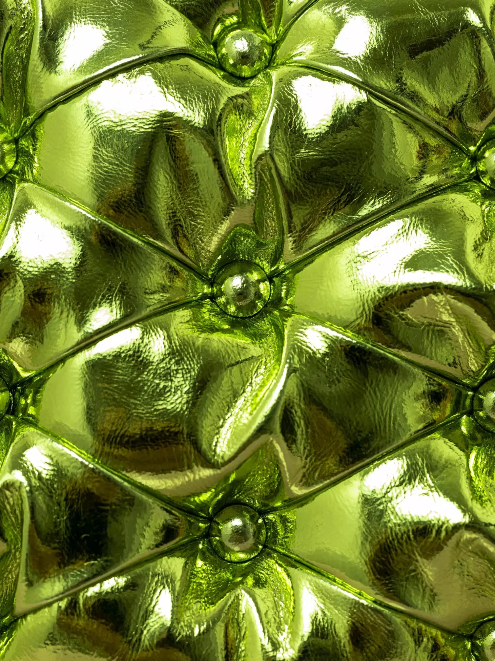 Benedetta Bruzziches Carmen schoudertas met metallic-effect Groen