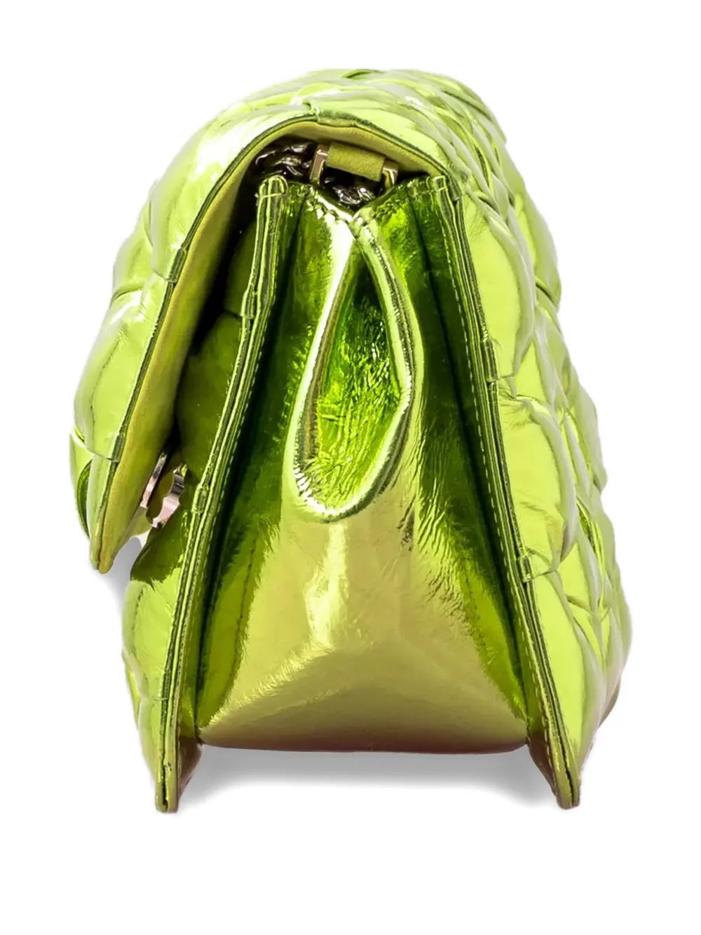 Benedetta Bruzziches Carmen schoudertas met metallic-effect Groen