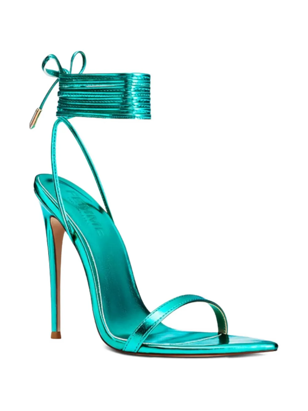 Femme La 120 mm London sandalen met veters Groen