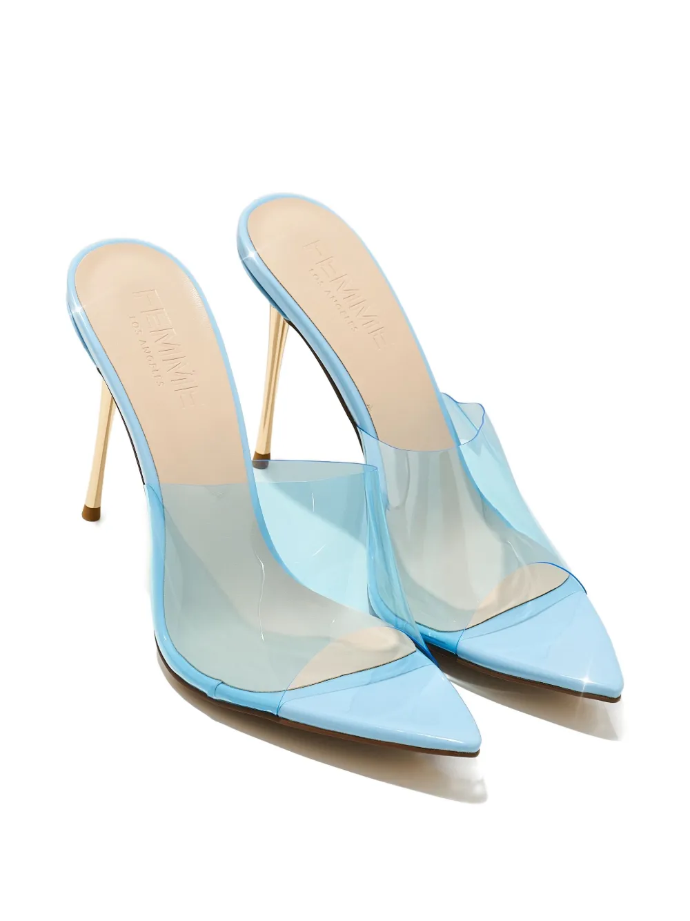 Femme La 110mm Gigi pointed sandals Blauw